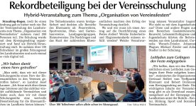 Vereinsschulung